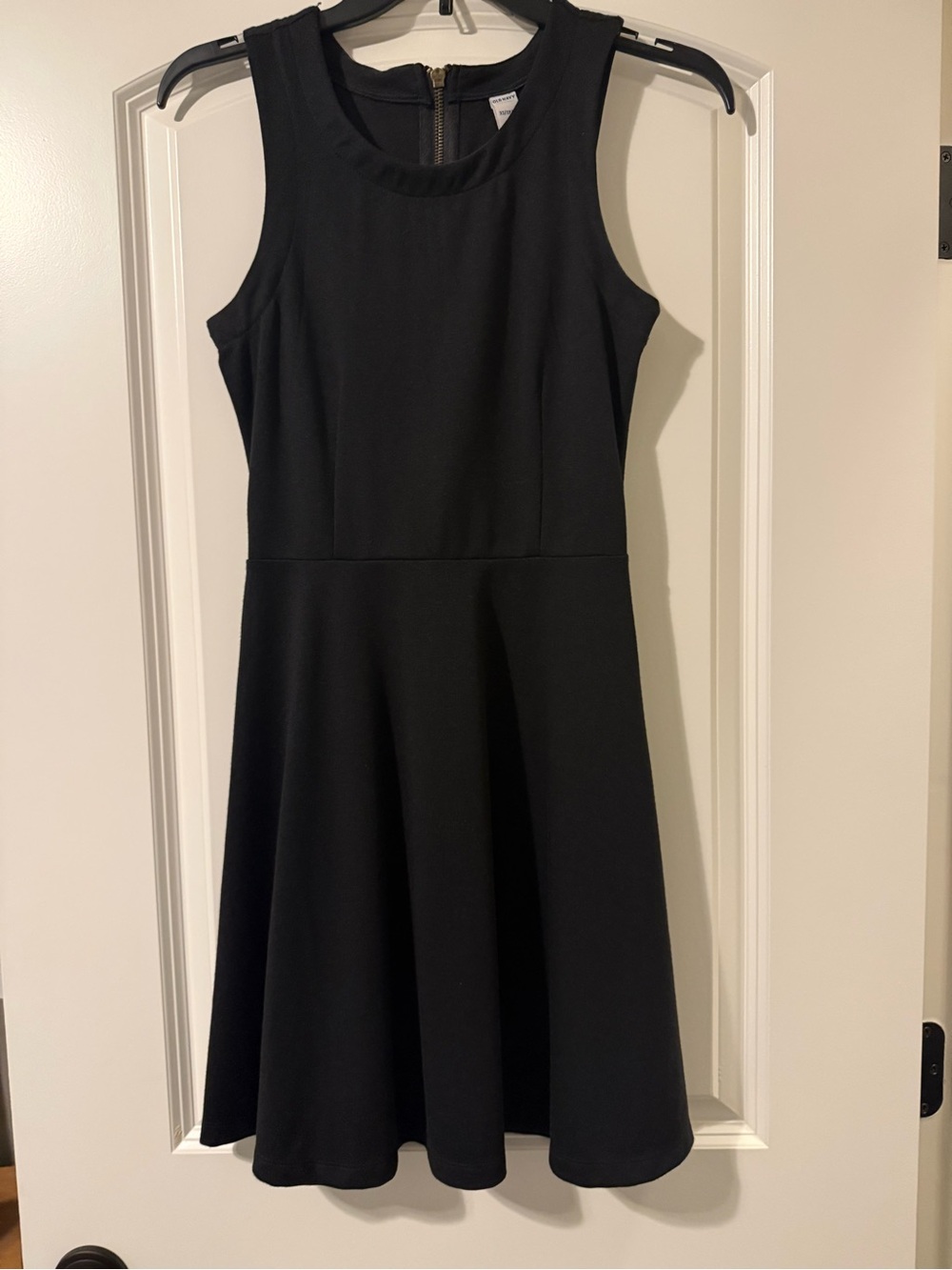 Old Navy Black Sleeveless Fit-and-Flare Mini Dress